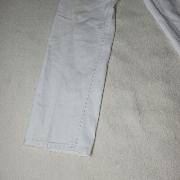 Vtg Akademiks Jeans Mens Size 34X32 White Embroidered Y2k Grunge Gorpcore Pants - Picture 3 of 16